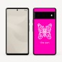 כיסוי בעיצוב אישי עם השם שלך לדגם - Google Pixel 6 Pro 5G בעיצוב פרפר