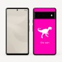 כיסוי בעיצוב אישי עם השם שלך לדגם - Google Pixel 6 Pro 5G בעיצוב דינוזאור