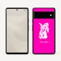 כיסוי בעיצוב אישי עם השם שלך לדגם - Google Pixel 6 Pro 5G בעיצוב ארנב מחזיק גזר