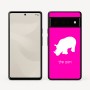 כיסוי בעיצוב אישי עם השם שלך לדגם - Google Pixel 6 Pro 5G בעיצוב קרנף