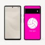 כיסוי בעיצוב אישי עם השם שלך לדגם - Google Pixel 6 Pro 5G בעיצוב כדור כדורעף