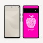 כיסוי בעיצוב אישי עם השם שלך לדגם - Google Pixel 6 Pro 5G בעיצוב הדפס תפוח