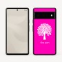 כיסוי בעיצוב אישי עם השם שלך לדגם - Google Pixel 6 Pro 5G בעיצוב עץ