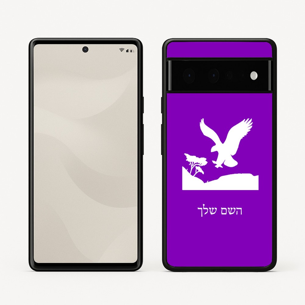 כיסוי בעיצוב אישי עם השם שלך לדגם - Google Pixel 6 Pro 5G בעיצוב נשר אמריקאי