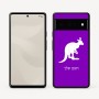 כיסוי בעיצוב אישי עם השם שלך לדגם - Google Pixel 6 Pro 5G בעיצוב קנגורו