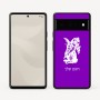 כיסוי בעיצוב אישי עם השם שלך לדגם - Google Pixel 6 Pro 5G בעיצוב ארנב מחזיק גזר