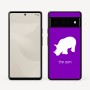 כיסוי בעיצוב אישי עם השם שלך לדגם - Google Pixel 6 Pro 5G בעיצוב קרנף