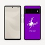כיסוי בעיצוב אישי עם השם שלך לדגם - Google Pixel 6 Pro 5G בעיצוב עכביש