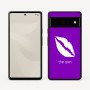 כיסוי בעיצוב אישי עם השם שלך לדגם - Google Pixel 6 Pro 5G בעיצוב שפתיים - נשיקה