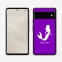 כיסוי בעיצוב אישי עם השם שלך לדגם - Google Pixel 6 Pro 5G בעיצוב בתולת ים - אישה