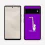 כיסוי בעיצוב אישי עם השם שלך לדגם - Google Pixel 6 Pro 5G בעיצוב סקסופון