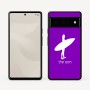 כיסוי בעיצוב אישי עם השם שלך לדגם - Google Pixel 6 Pro 5G בעיצוב גלישה - גלישה