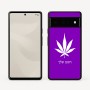 כיסוי בעיצוב אישי עם השם שלך לדגם - Google Pixel 6 Pro 5G בעיצוב עלה מריחואנה - גראס