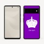כיסוי בעיצוב אישי עם השם שלך לדגם - Google Pixel 6 Pro 5G בעיצוב כתר מלכותי