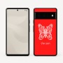 כיסוי בעיצוב אישי עם השם שלך לדגם - Google Pixel 6 Pro 5G בעיצוב פרפר