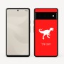 כיסוי בעיצוב אישי עם השם שלך לדגם - Google Pixel 6 Pro 5G בעיצוב דינוזאור