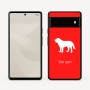 כיסוי בעיצוב אישי עם השם שלך לדגם - Google Pixel 6 Pro 5G בעיצוב כלב