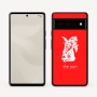 כיסוי בעיצוב אישי עם השם שלך לדגם - Google Pixel 6 Pro 5G בעיצוב ארנב מחזיק גזר