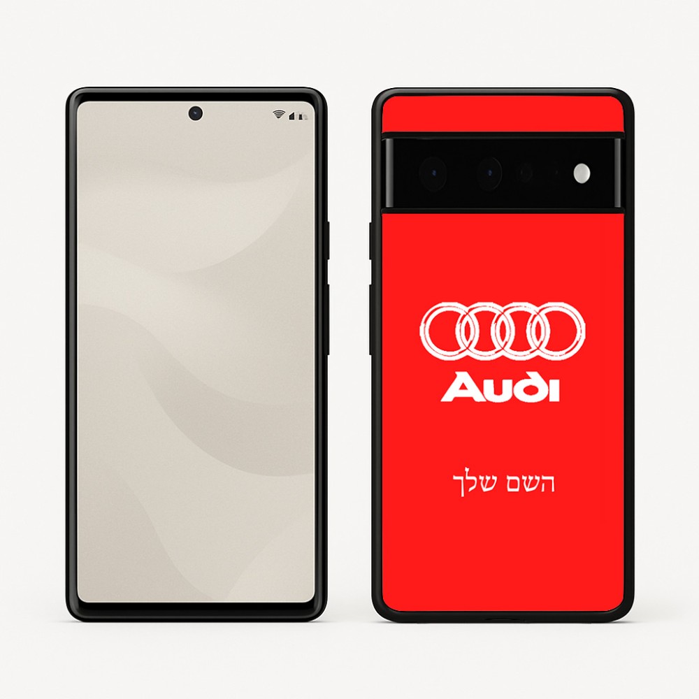 כיסוי בעיצוב אישי עם השם שלך לדגם - Google Pixel 6 Pro 5G בעיצוב אאודי