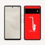 כיסוי בעיצוב אישי עם השם שלך לדגם - Google Pixel 6 Pro 5G בעיצוב סקסופון