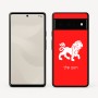 כיסוי בעיצוב אישי עם השם שלך לדגם - Google Pixel 6 Pro 5G בעיצוב מזלות - אריה