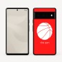 כיסוי בעיצוב אישי עם השם שלך לדגם - Google Pixel 6 Pro 5G בעיצוב כדורסל