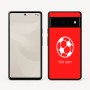 כיסוי בעיצוב אישי עם השם שלך לדגם - Google Pixel 6 Pro 5G בעיצוב כדורגל כדור כדורגל