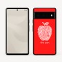 כיסוי בעיצוב אישי עם השם שלך לדגם - Google Pixel 6 Pro 5G בעיצוב הדפס תפוח