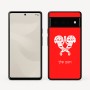 כיסוי בעיצוב אישי עם השם שלך לדגם - Google Pixel 6 Pro 5G בעיצוב פרחי קרן