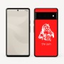 כיסוי בעיצוב אישי עם השם שלך לדגם - Google Pixel 6 Pro 5G בעיצוב סנטה קלאוס