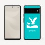 כיסוי בעיצוב אישי עם השם שלך לדגם - Google Pixel 6 Pro 5G בעיצוב נשר אמריקאי