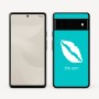 כיסוי בעיצוב אישי עם השם שלך לדגם - Google Pixel 6 Pro 5G בעיצוב שפתיים - נשיקה