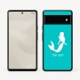 כיסוי בעיצוב אישי עם השם שלך לדגם - Google Pixel 6 Pro 5G בעיצוב בתולת ים - אישה