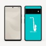 כיסוי בעיצוב אישי עם השם שלך לדגם - Google Pixel 6 Pro 5G בעיצוב סקסופון