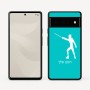כיסוי בעיצוב אישי עם השם שלך לדגם - Google Pixel 6 Pro 5G בעיצוב לוחם סייף