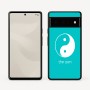 כיסוי בעיצוב אישי עם השם שלך לדגם - Google Pixel 6 Pro 5G בעיצוב סמל יינג יאנג