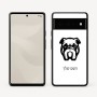 כיסוי בעיצוב אישי עם השם שלך לדגם - Google Pixel 6 Pro 5G בעיצוב פרצוף בולדוג