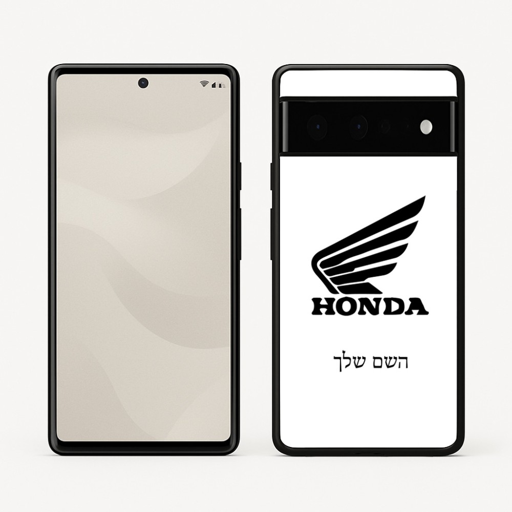 כיסוי בעיצוב אישי עם השם שלך לדגם - Google Pixel 6 Pro 5G בעיצוב הונדה