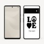 כיסוי בעיצוב אישי עם השם שלך לדגם - Google Pixel 6 Pro 5G בעיצוב אהבה