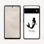 כיסוי בעיצוב אישי עם השם שלך לדגם - Google Pixel 6 Pro 5G בעיצוב בתולת ים - אישה