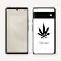 כיסוי בעיצוב אישי עם השם שלך לדגם - Google Pixel 6 Pro 5G בעיצוב עלה מריחואנה - גראס