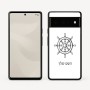 כיסוי בעיצוב אישי עם השם שלך לדגם - Google Pixel 6 Pro 5G בעיצוב הגה - קפטן - ים
