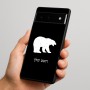 כיסוי בעיצוב אישי עם השם שלך לדגם - Google Pixel 6 Pro 5G בעיצוב דוב