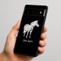כיסוי בעיצוב אישי עם השם שלך לדגם - Google Pixel 6 Pro 5G בעיצוב זברה