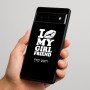 כיסוי בעיצוב אישי עם השם שלך לדגם - Google Pixel 6 Pro 5G בעיצוב לנשק את החברה שלי