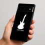 כיסוי בעיצוב אישי עם השם שלך לדגם - Google Pixel 6 Pro 5G בעיצוב גיטרה
