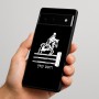 כיסוי בעיצוב אישי עם השם שלך לדגם - Google Pixel 6 Pro 5G בעיצוב רוכב סוסים