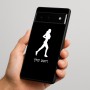 כיסוי בעיצוב אישי עם השם שלך לדגם - Google Pixel 6 Pro 5G בעיצוב רץ רץ אישה