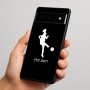 כיסוי בעיצוב אישי עם השם שלך לדגם - Google Pixel 6 Pro 5G בעיצוב שחקנית כדורגל - אישה