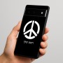 כיסוי בעיצוב אישי עם השם שלך לדגם - Google Pixel 6 Pro 5G בעיצוב סמל השלום